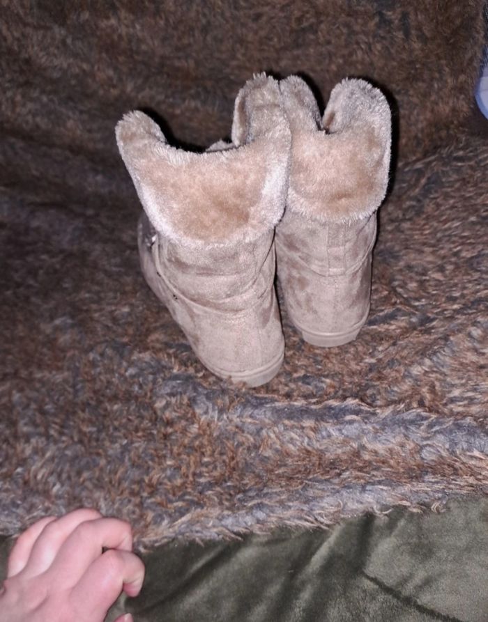 Chaussures  hivernal à moumoute - photo numéro 3