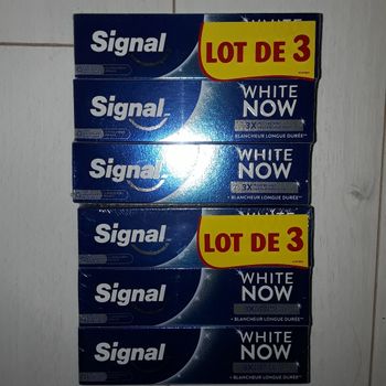 Dentifrices signal