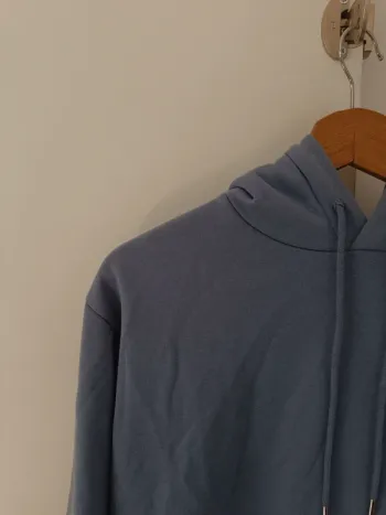 Sweat à capuche bleu