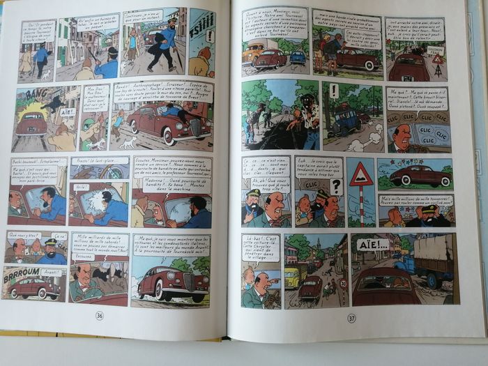 BD l'affaire tournesol - les aventures de tintin - photo numéro 5