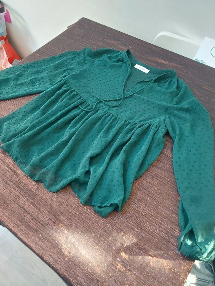 Blouse verte - photo numéro 2
