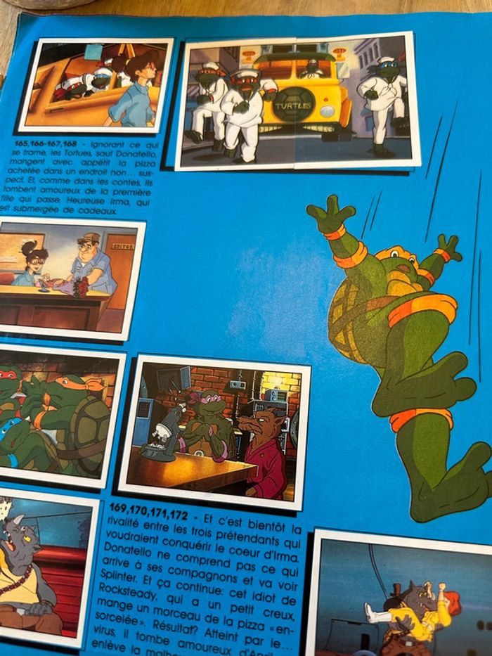 Album images Panini complet ancien Les Tortues Ninja stickers autocollants - photo numéro 10