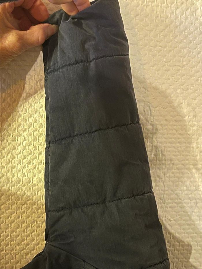 Manteau parka bleu marine  chaud doublé 3 ans tape à l'oeil tao - photo numéro 5