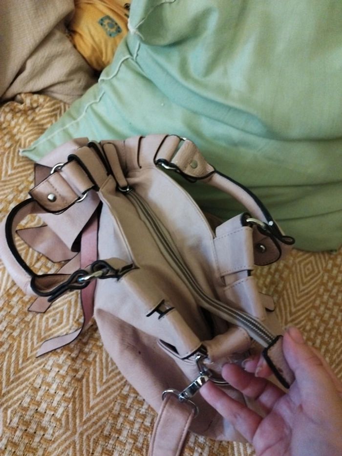 Sac bandoulière rose nœud coquette rond y2k - photo numéro 11