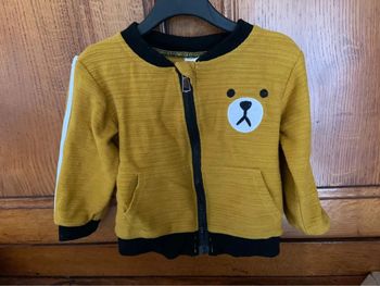 Gilet Ourson 12-18 mois 80cm