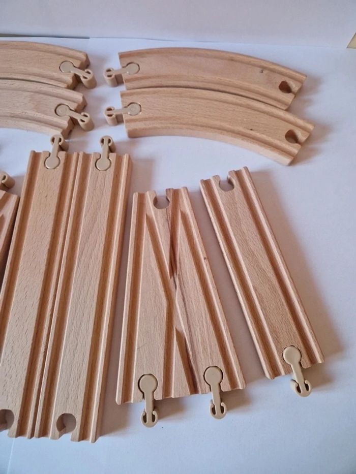 Kit extension circuit train en bois - photo numéro 2