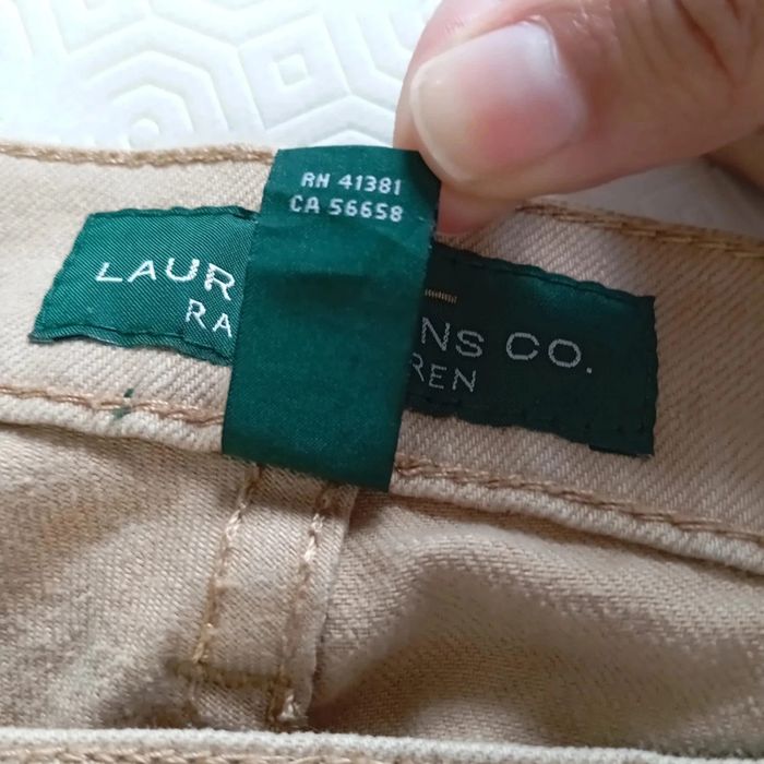 Pantalon Kaki Pour Femme Ralph Lauren Jeans Co LRL Modern Straight Cropped Taille US10 FR42 - photo numéro 13
