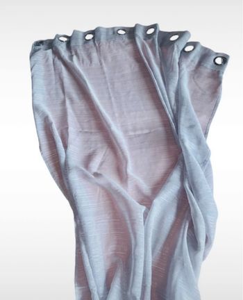 2 voilages gris