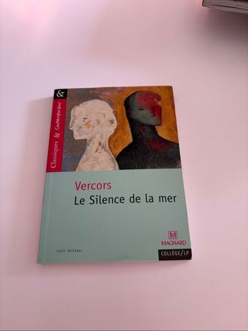 Livre Le Silence de la mer de Vercors