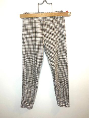 Jegging carreaux marron