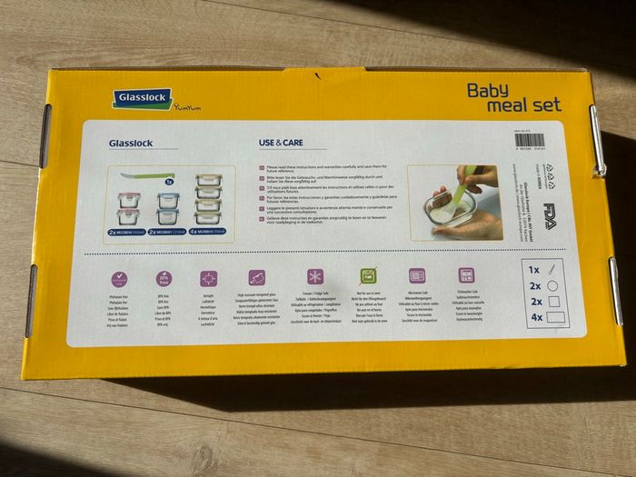Coffret Repas Baby Meal Set Glasslock - photo numéro 2