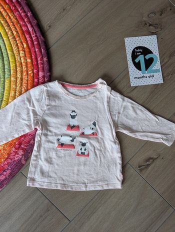 T-shirt manches longues 12 mois obaïbi