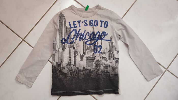 Tee shirt benetton 6-7 ans - photo numéro 8