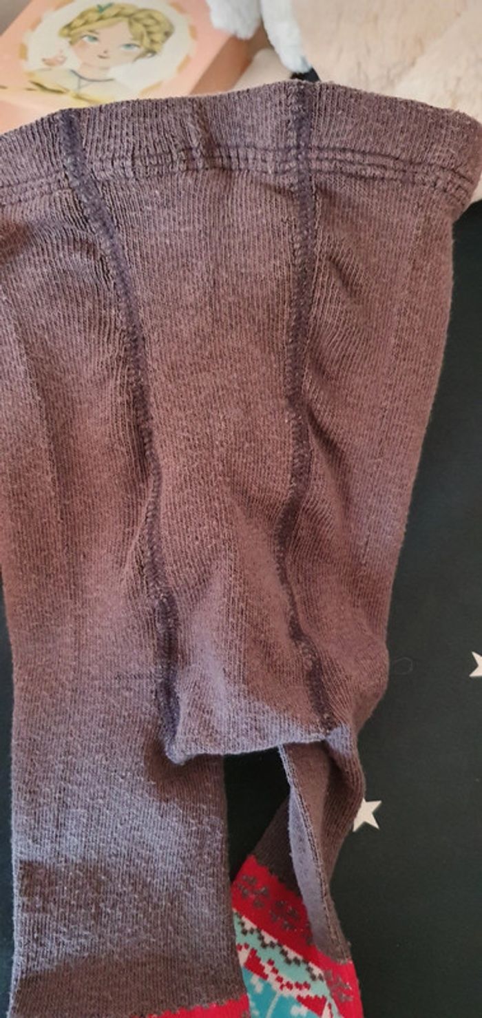 Ensemble Orchestra gilet et collants taille 9 mois en très bon état - photo numéro 2