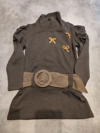 Robe pull avec ceinture