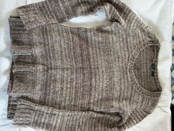 Pull fin mim marron taille 34