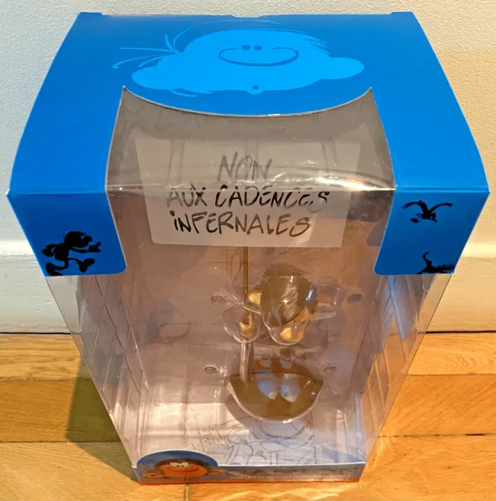 Gaston Lagaffe - Pancarte "Non aux cadences infernales" - Collectoys Plastoy - photo numéro 5