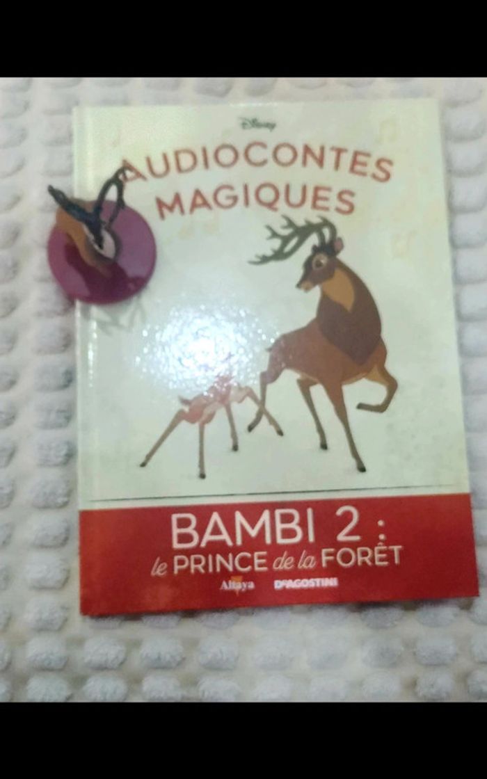 76ēme audioconte magique collection altaya deagostini livre et figurine disney audio conte