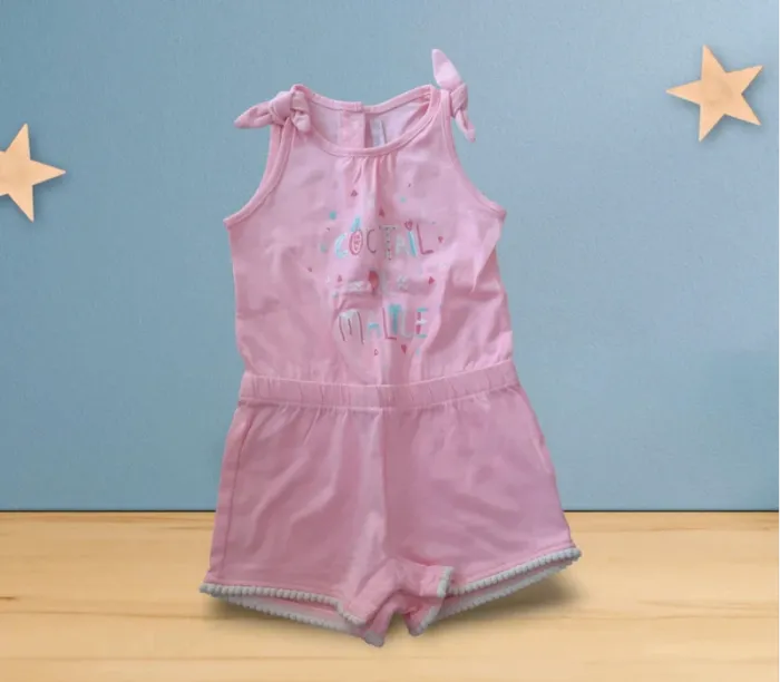 Combishort fille 12 mois baby by gémo