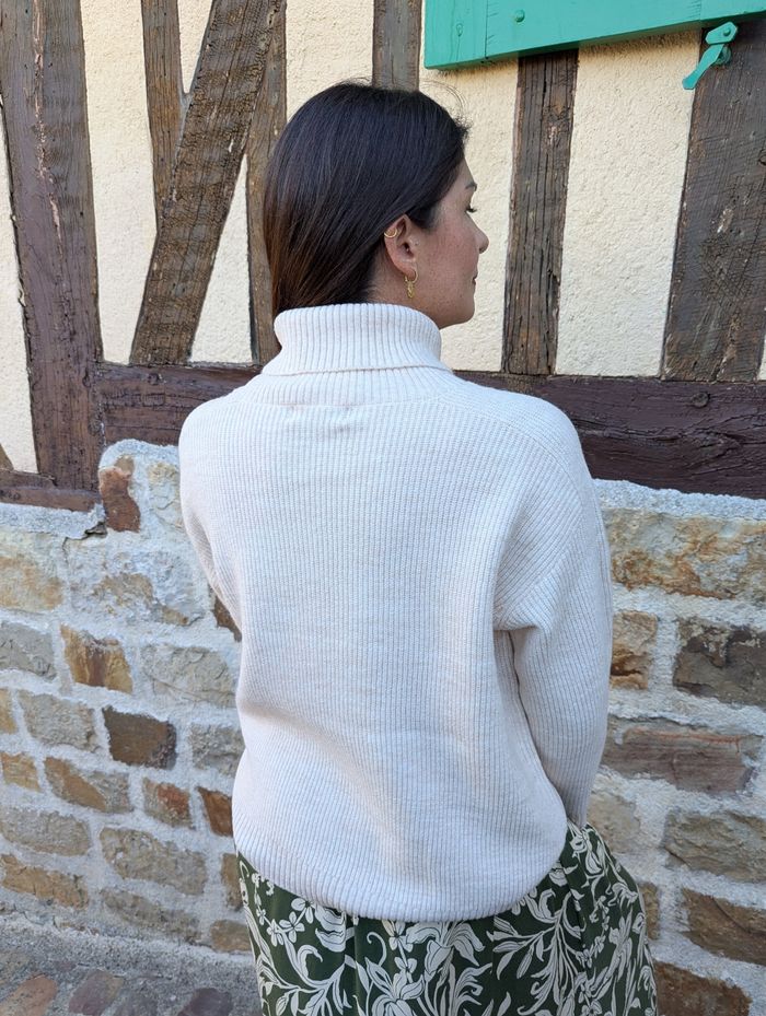 Pull oversize à col roulé St Malo beige
TU - photo numéro 5