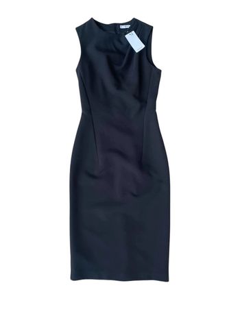 Robe noire sans manches Mango taille S neuve avec étiquette