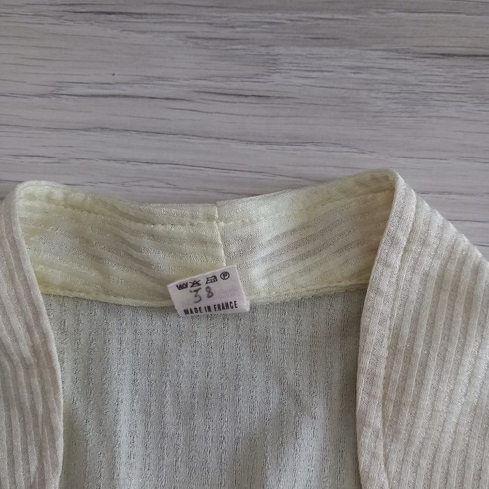 Robe longue jaune vintage taille 38 - photo numéro 2