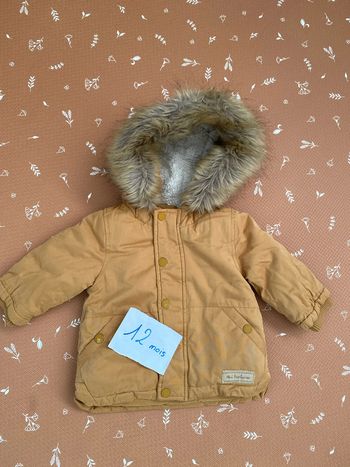 Doudoune fourrée 12 mois