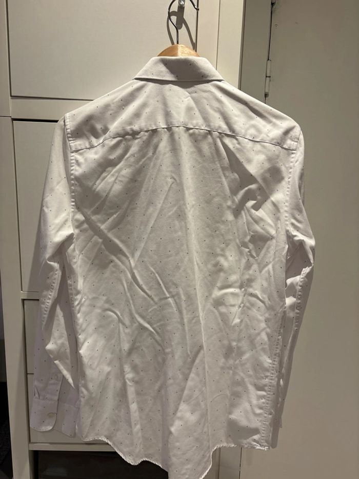 Chemise blanche à motif - photo numéro 4