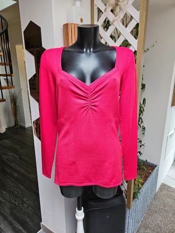 Morgan blouse pull rouge taille L