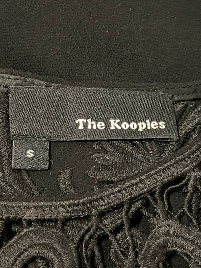 Robe noire et dentelle the Kooples S comme neuve - photo numéro 7