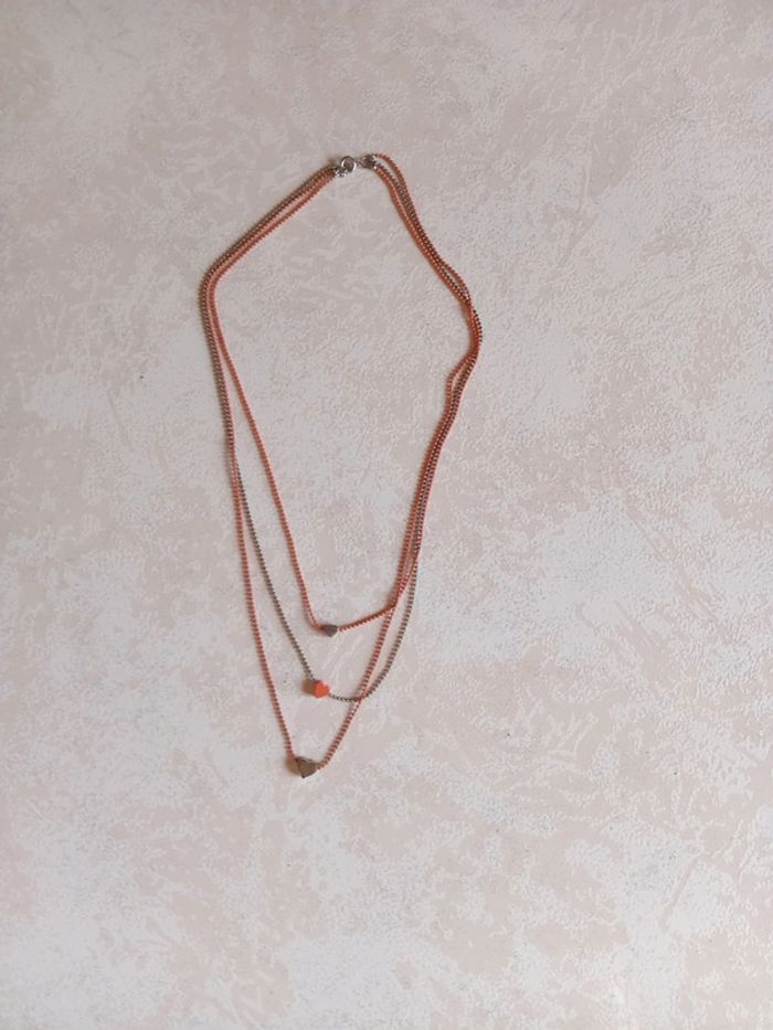 Collier fantaisie 3 rangs