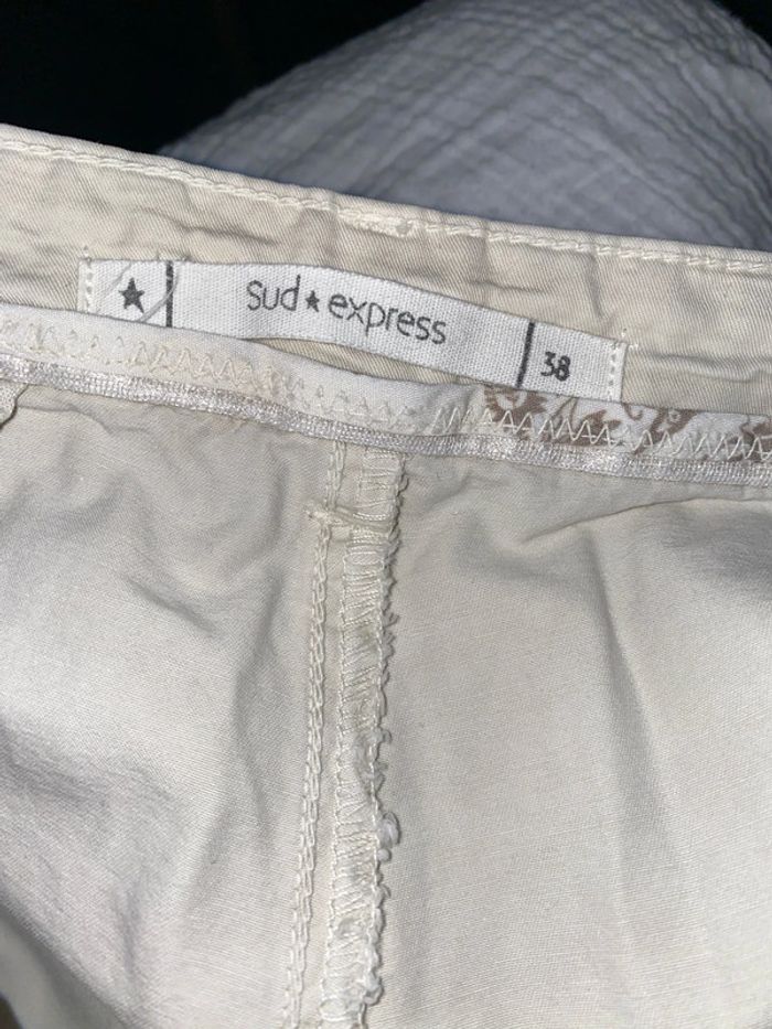 Pantalon Avec Ceinture À Nouer Taille 36 - photo numéro 8