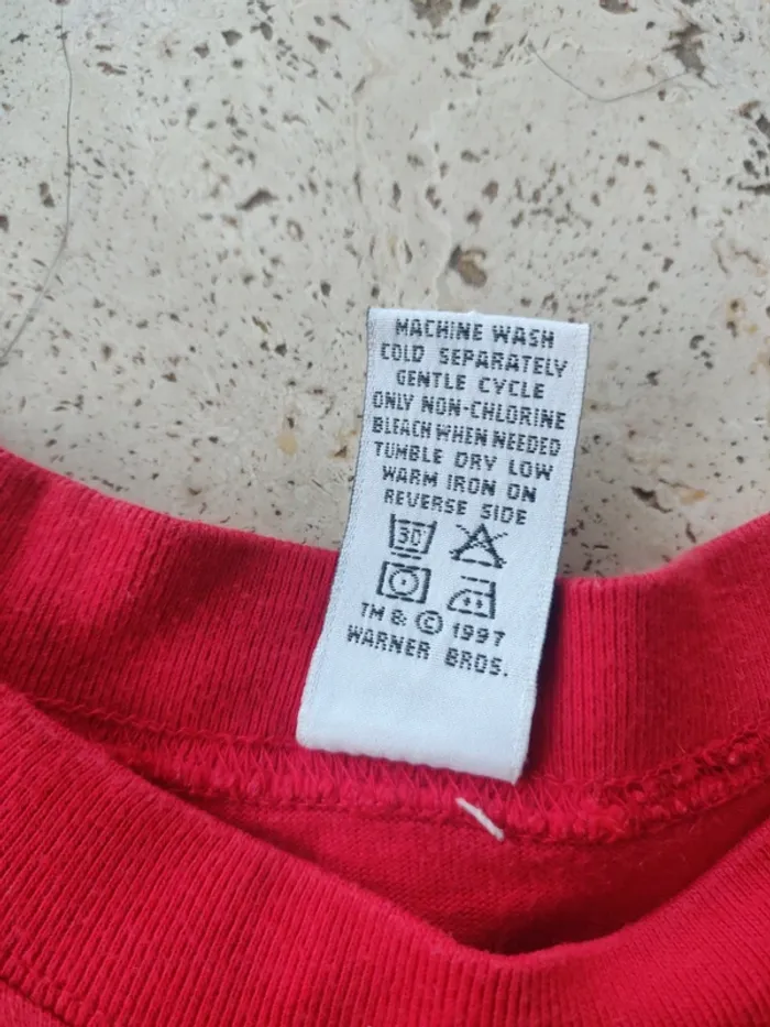 Tee shirt vintage titi et gros minet taille S enfant 10 ans - photo numéro 4