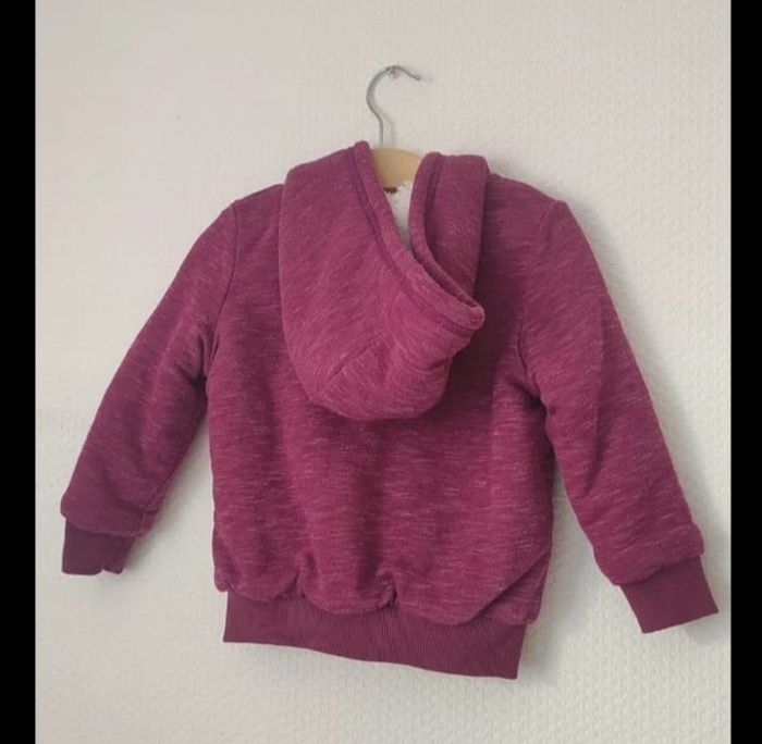 Veste à capuche doublée fourrure - photo numéro 2