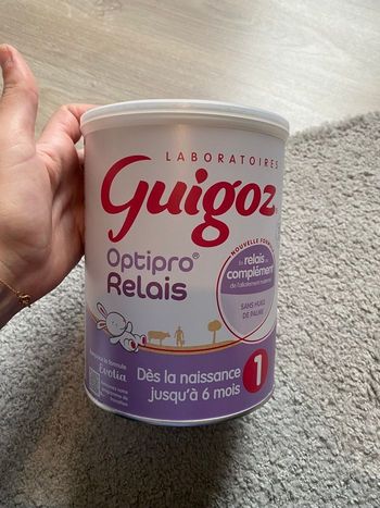 Lait en poudre Guigoz Optipro Relais lait 1er âge
