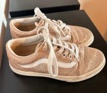 Vans filles or rose taille 34