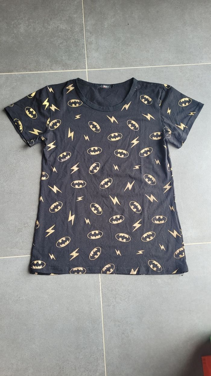 T shirt noir batman L