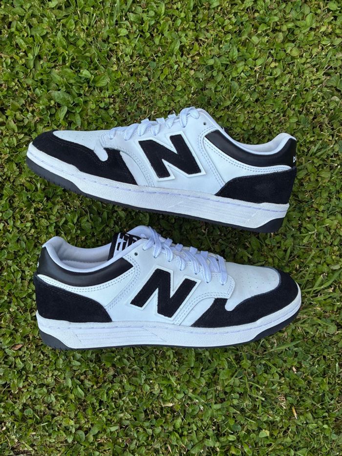 Baskets new balance 480 noir et blanche pointure 43 très bon état avec boîte - photo numéro 3