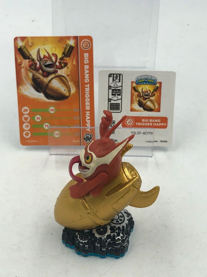 Figurine Skylanders Swap force Big Bang trigger happy + cartes - photo numéro 3