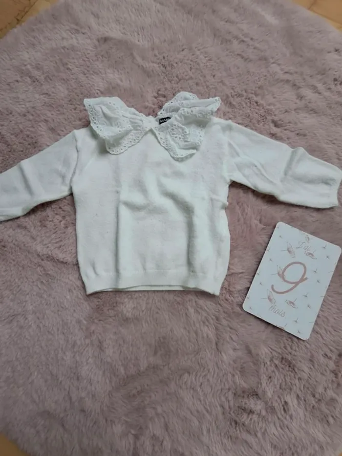 Pull blanc