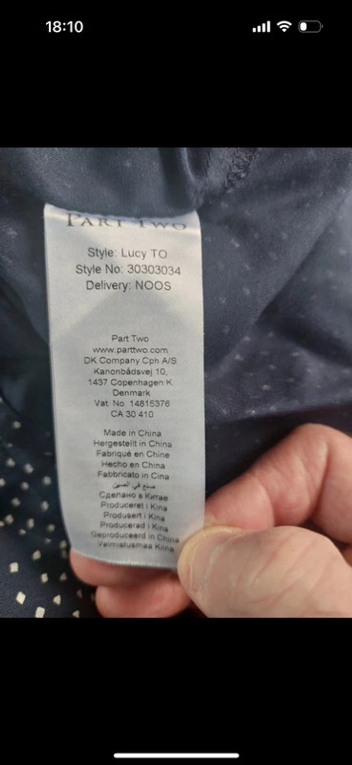 Tee-shirt Part Two taille 40 - photo numéro 4