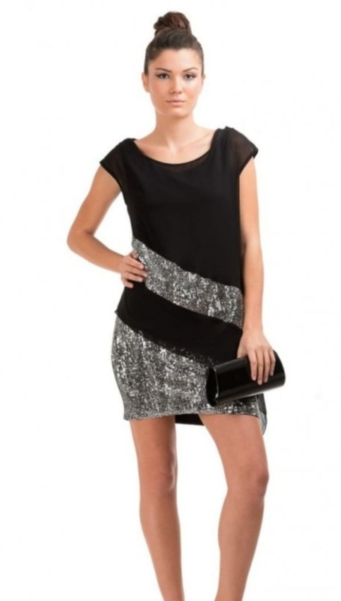 Robe de cérémonie en sequins