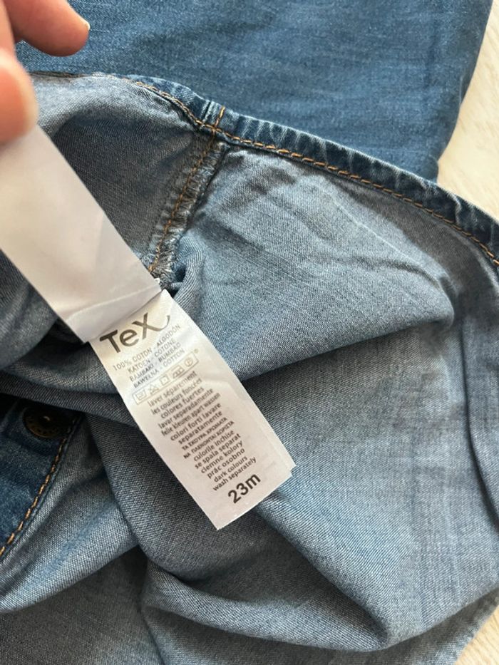 Chemise jean tex 23 mois - photo numéro 4