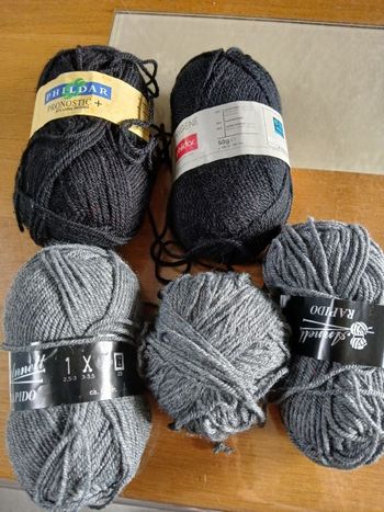 Lot pelotes laines phildar