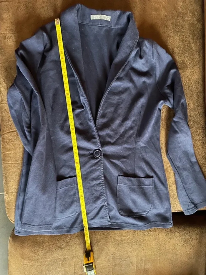 Veste blazer marine taille 42 - photo numéro 4