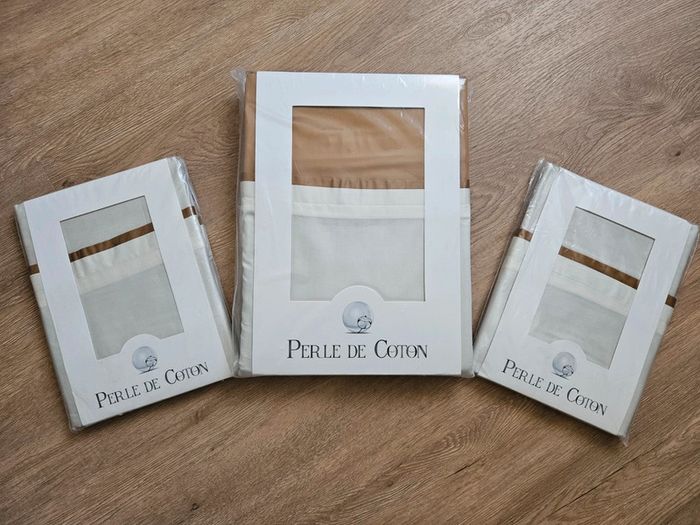 Housse de couette 200x200 Perle de coton