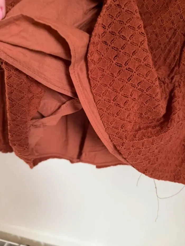 Haut broderie rouille - photo numéro 6