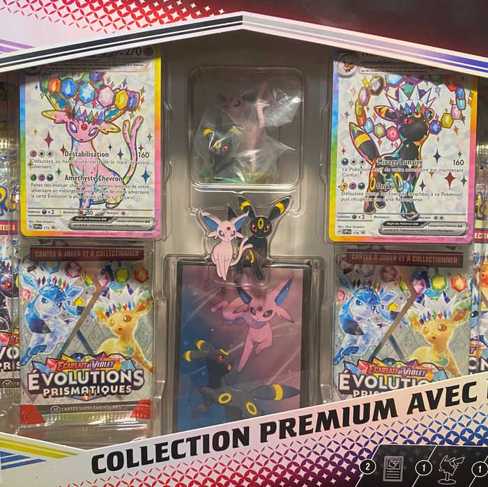 Coffret Pokémon Évolutions Prismatiques – Collection Premium avec Figurine – Neuf – VF - photo numéro 3