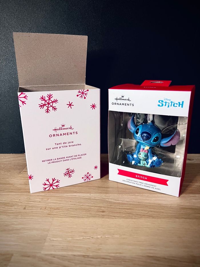Décoration Noël Disney Stitch Hallmark – neuve en boîte