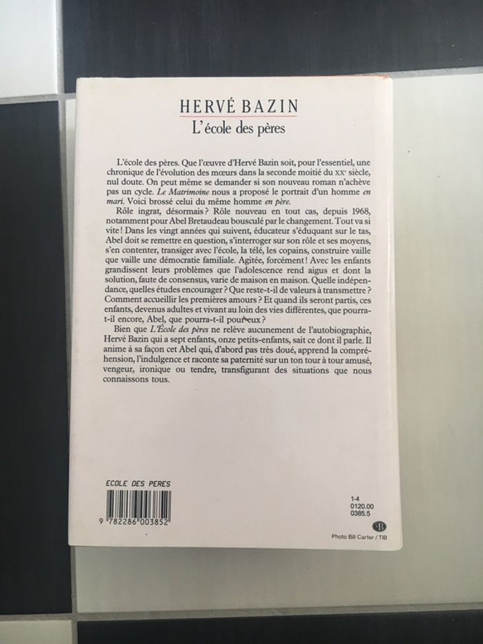 🌺 L’école des pères - Herve bazin - photo numéro 2